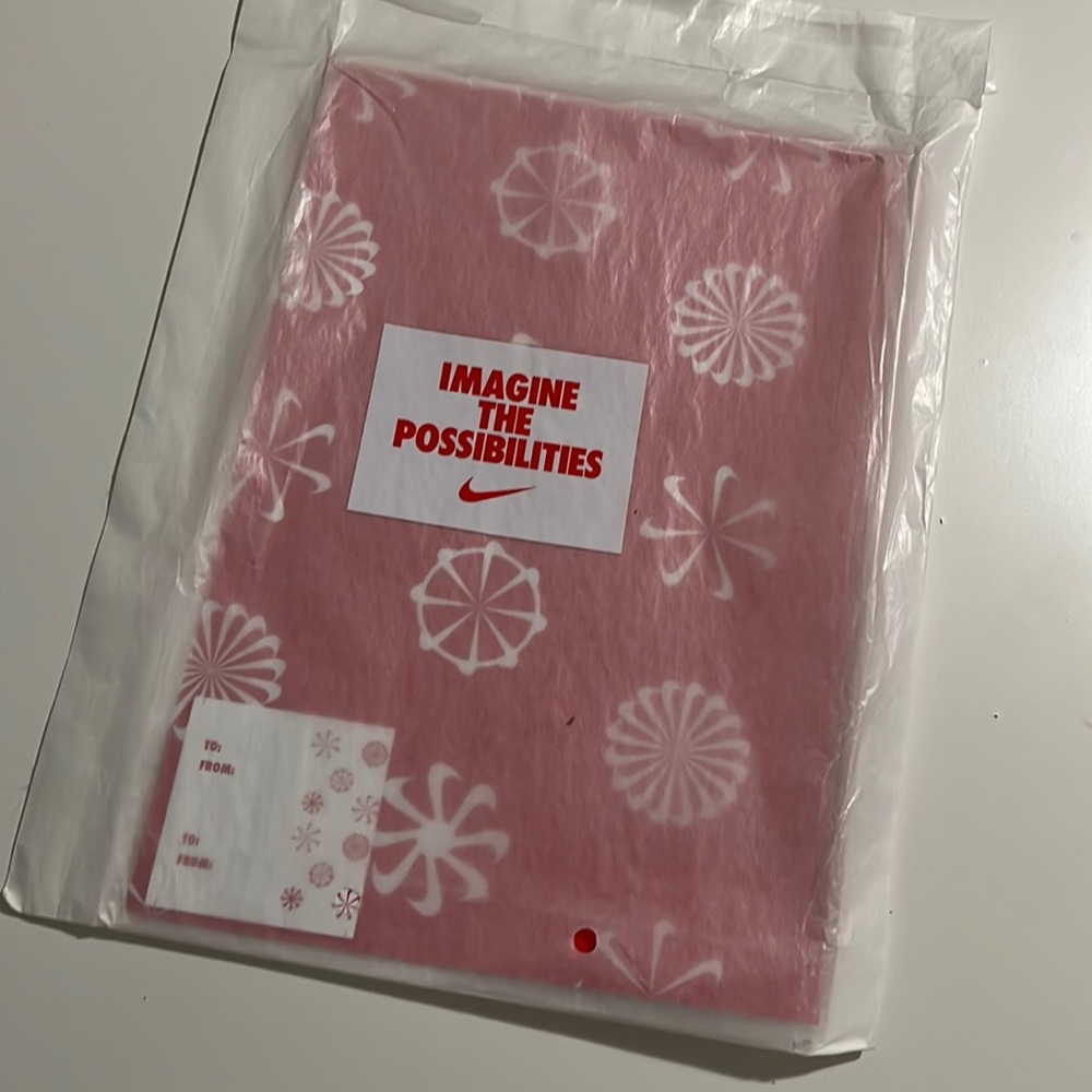 Nike sealed limited edition christmas wrap
